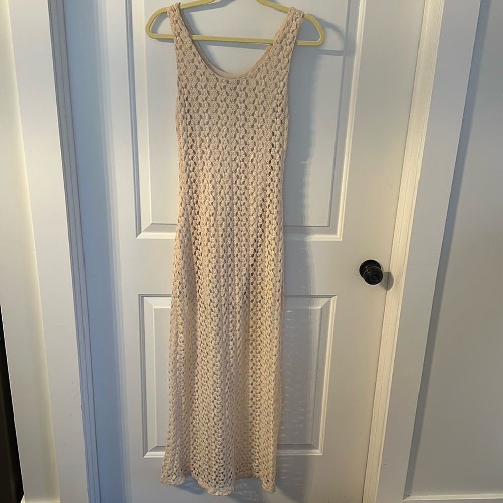 Crochet Maxi Beach Dress Size Small